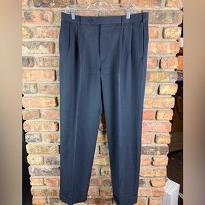 Brooks Brothers Navy Wool Madison Fit Trousers
